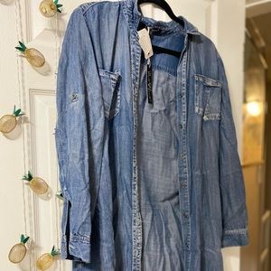 Denim tunic/top